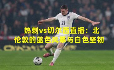 热刺vs切尔西直播：北伦敦的蓝色风暴与白色坚韧